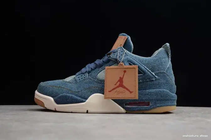 Rep Denim Air Jordan AO2571-401 Nike 4 Levi's x 0505